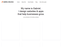 Tablet Screenshot of gabimolocea.com